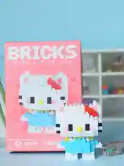 Белый детский 3D конструктор:"Стич","Куроми","Мишка","Лиса","Китти","Патрик",игрушка развивающая