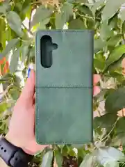 Тёмно-зелёный чехол книжка elitcase для Samsung A34 5G / Самсунг А34 5G