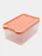 Силиконовая форма для льда с контейнером и крышкой