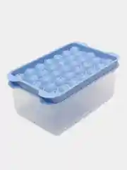 Силиконовая форма для льда с контейнером и крышкой