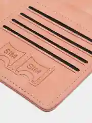 Коралловый обложка на паспорт, для загран паспорта, для документов с отделениями для карт
