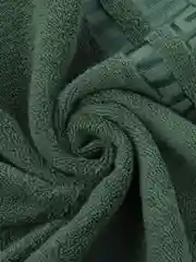 Зелёный хаки полотенце полубанное/банное махровое 45х90 см и 70х140см