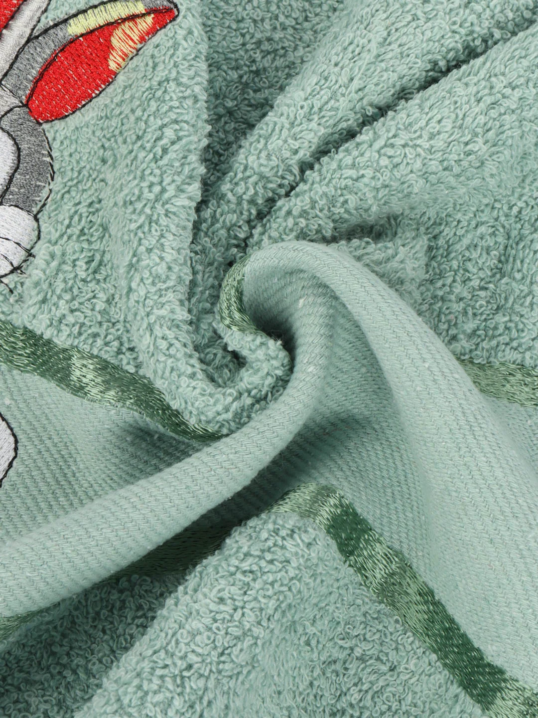 Оливковый полотенце банное махровое 70х140см