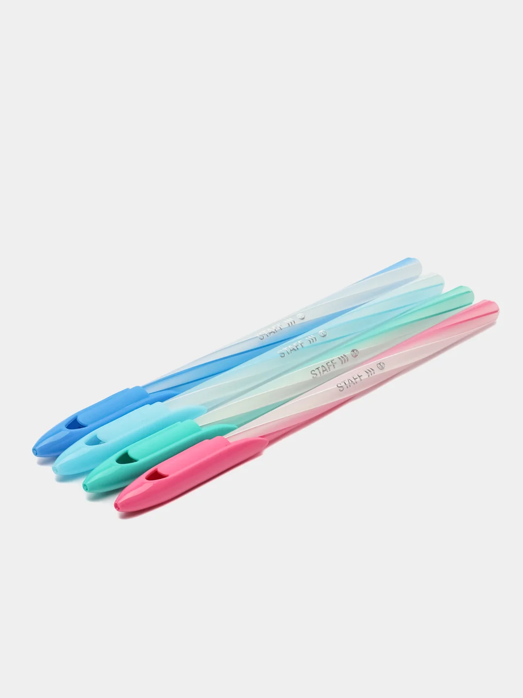 Ручки шариковые Staff Candy Pastel, 144238, синие набор 50 штук тонкие для школы, 0,3 мм