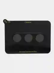 Черный защитное стекло для камеры Samsung Galaxy S24 FE (Самсунг Галакси С24 ФЕ)