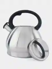 Серый чайник со свистком 3,5 л WILLMARK WTK-4221SS