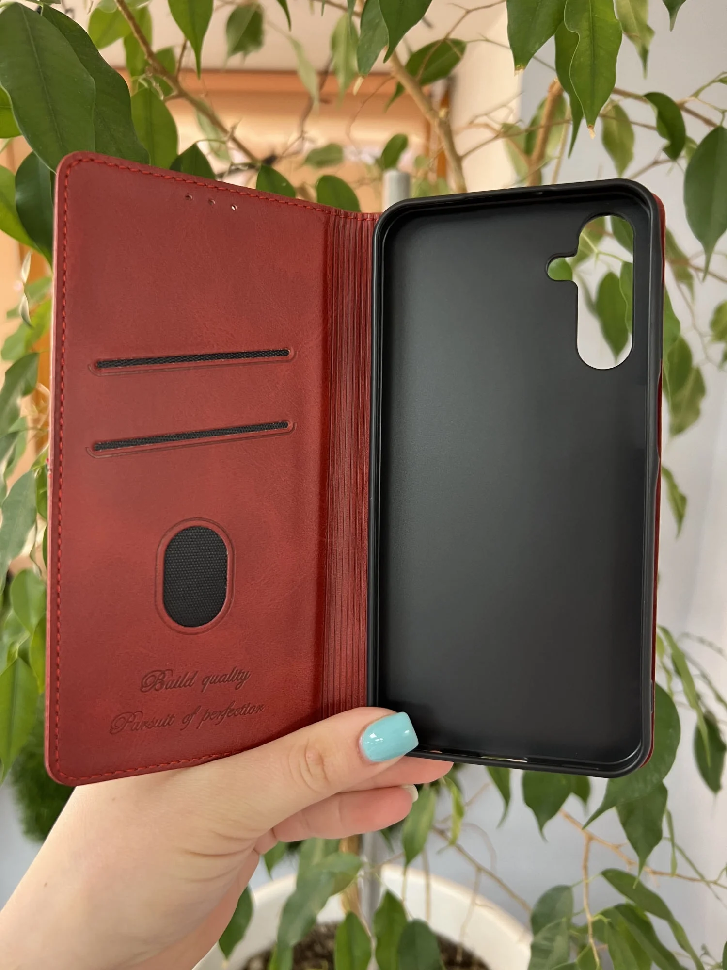Красный чехол книжка elitcase для Samsung A15 4G / Самсунг А15 4G