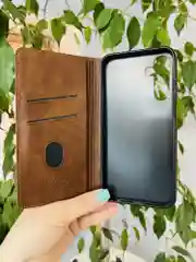 Тёмно-коричневый чехол книжка elitcase для Samsung A15 4G / Самсунг А15 4G