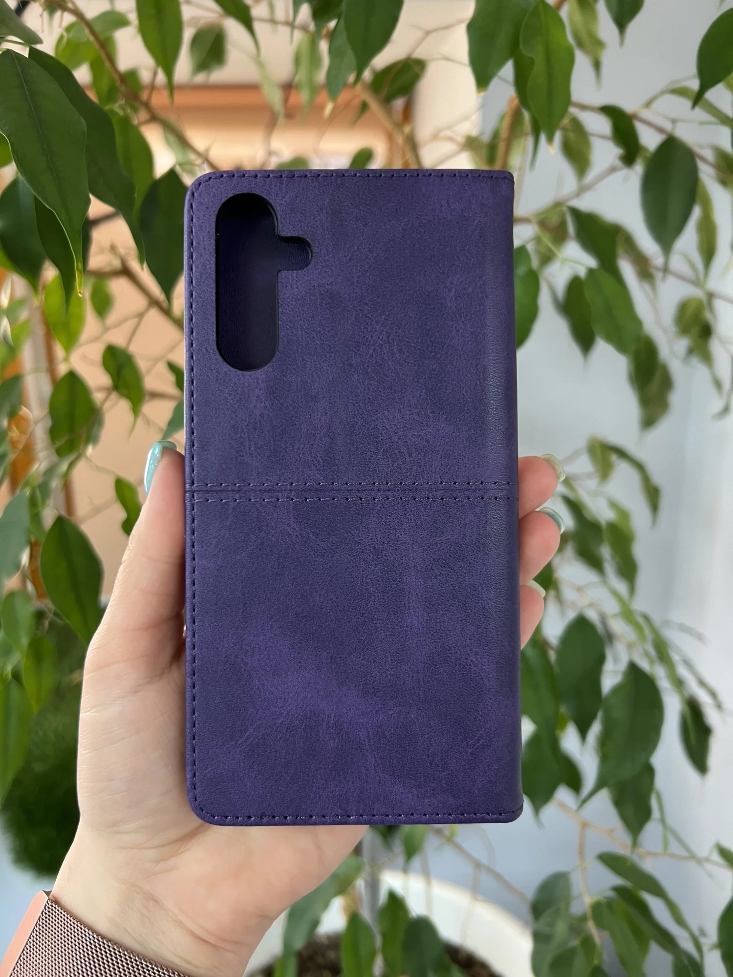 Фиолетовый чехол книжка elitcase для Samsung A15 4G / Самсунг А15 4G