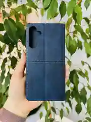 Синий чехол книжка elitcase для Samsung A15 4G / Самсунг А15 4G