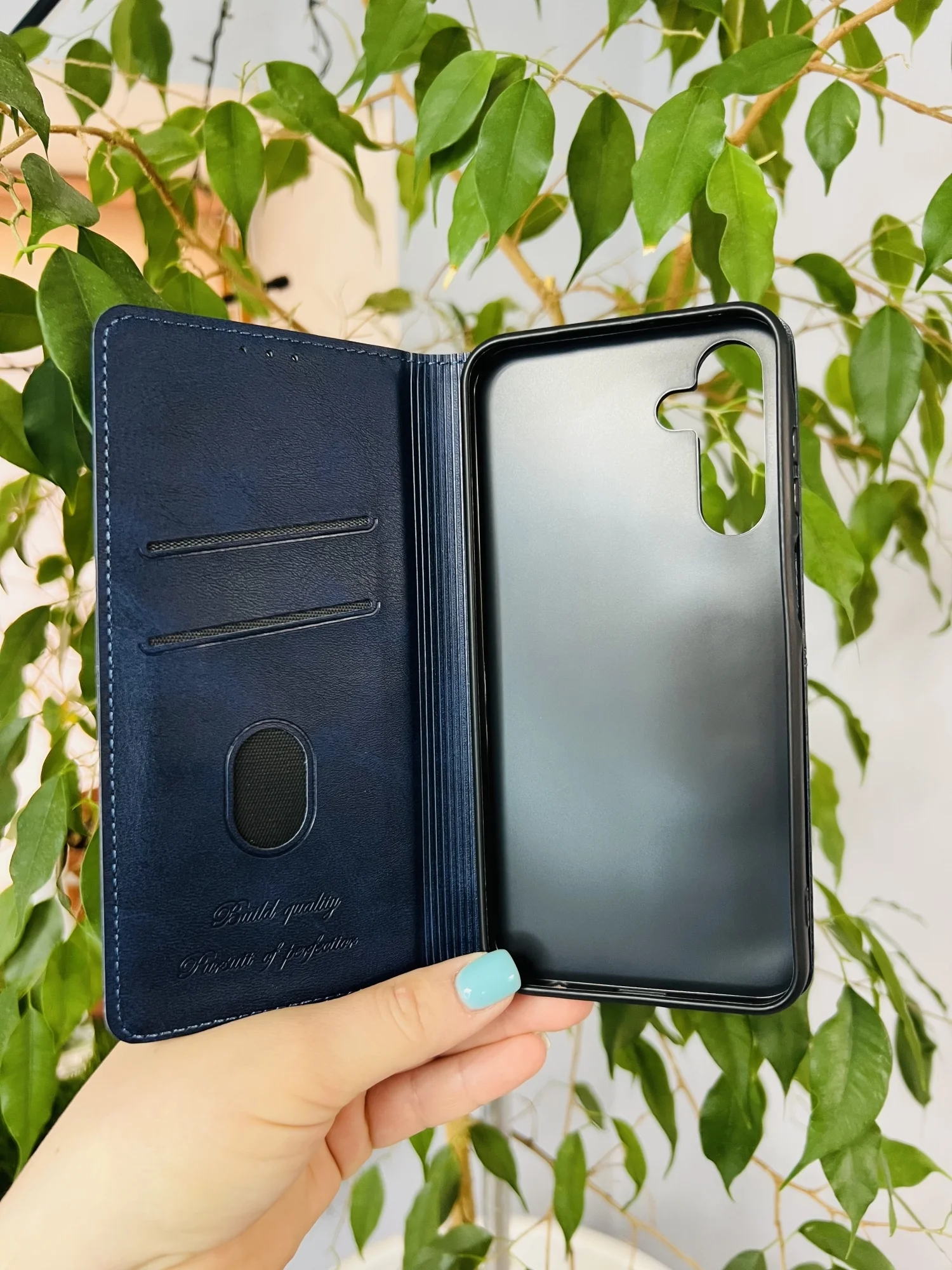 Синий чехол книжка elitcase для Samsung A15 4G / Самсунг А15 4G