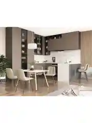 Стул для кухни обеденный Одди Чили велюр