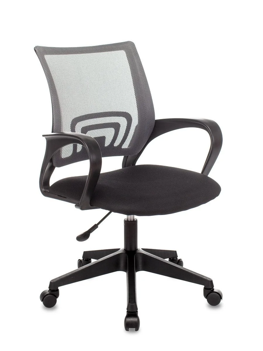 Тёмно-серый кресло компьютерное офисное Topchairs ST-Basic Бюрократ CH-695NLT