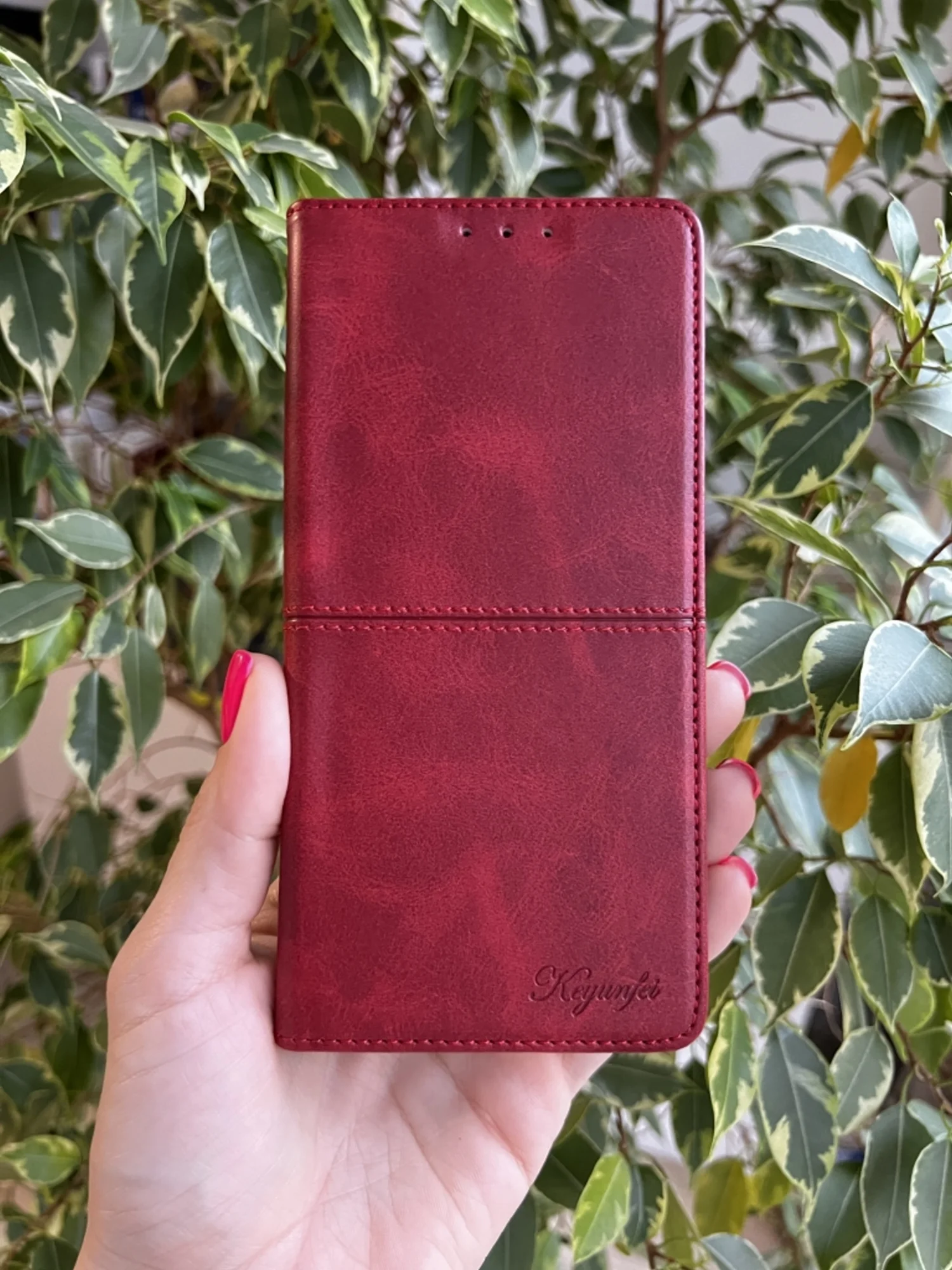 Красный чехол книжка elitcase для Samsung A12 и М12 / Самсунг А12 и М12