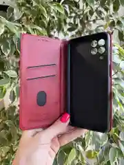 Красный чехол книжка elitcase для Samsung A12 и М12 / Самсунг А12 и М12