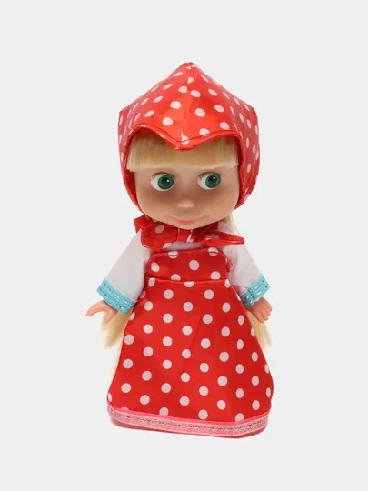 Детская игрушка ТМ Карапуз "Маша и Медведь", кукла с аксессуарами, 15 см