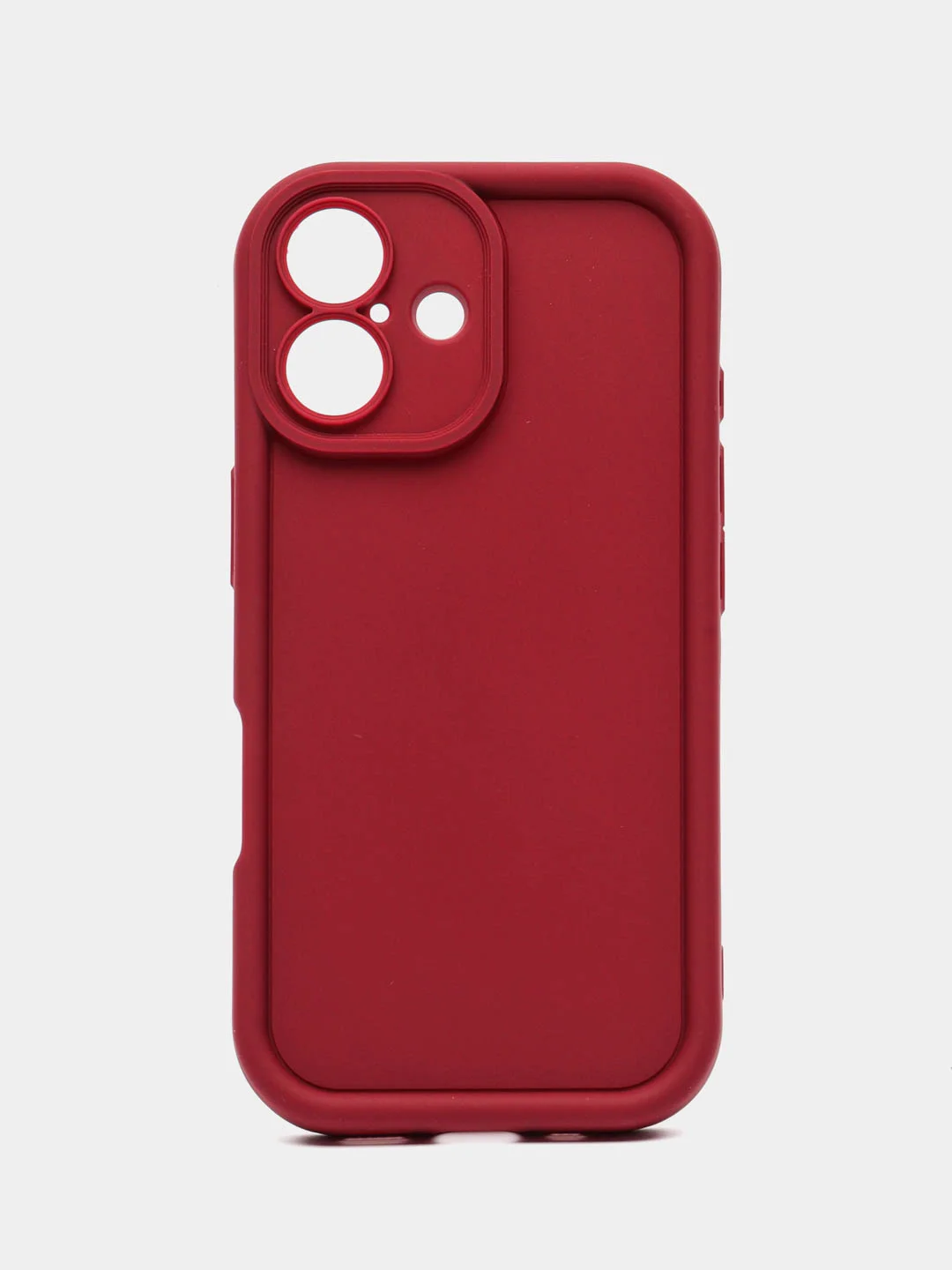 Бордовый чехол для iPhone 16 / 16 Pro / 16 Pro Max/ 16 plus, айфон 16, про, макс, плюс, с бортиками