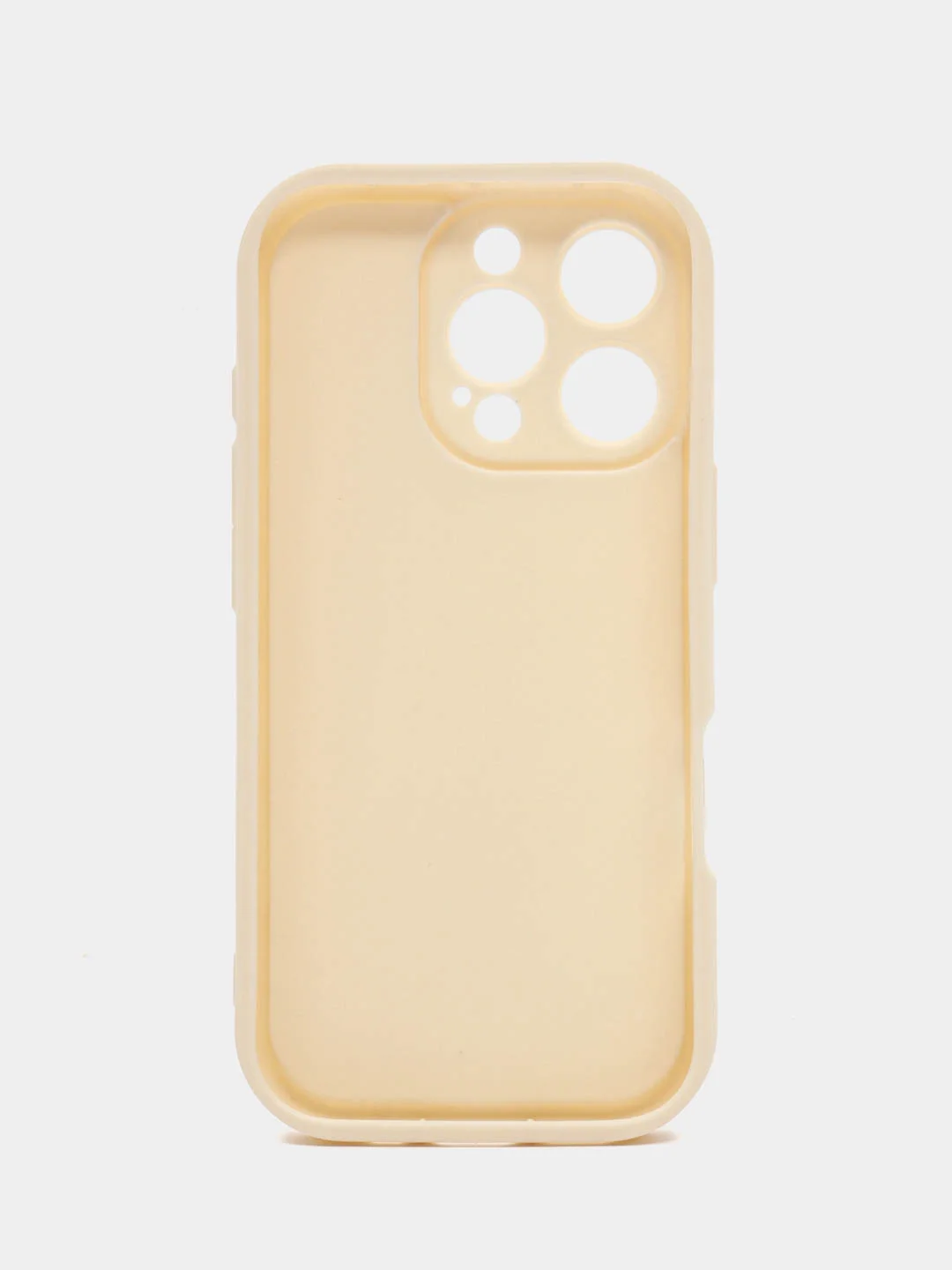 Молочный чехол для iPhone 16 / 16 Pro / 16 Pro Max/ 16 plus, айфон 16, про, макс, плюс, с бортиками