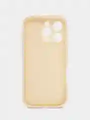 Молочный чехол для iPhone 16 / 16 Pro / 16 Pro Max/ 16 plus, айфон 16, про, макс, плюс, с бортиками