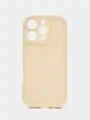 Молочный чехол для iPhone 16 / 16 Pro / 16 Pro Max/ 16 plus, айфон 16, про, макс, плюс, с бортиками
