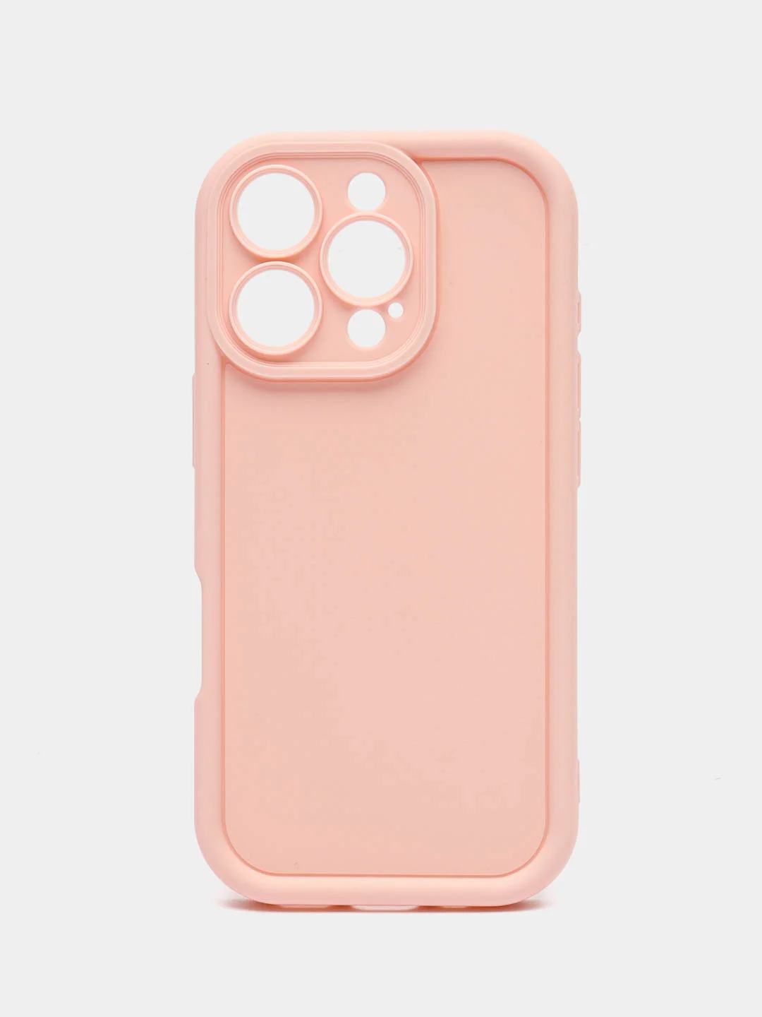 Розовый чехол для iPhone 16 / 16 Pro / 16 Pro Max/ 16 plus, айфон 16, про, макс, плюс, с бортиками