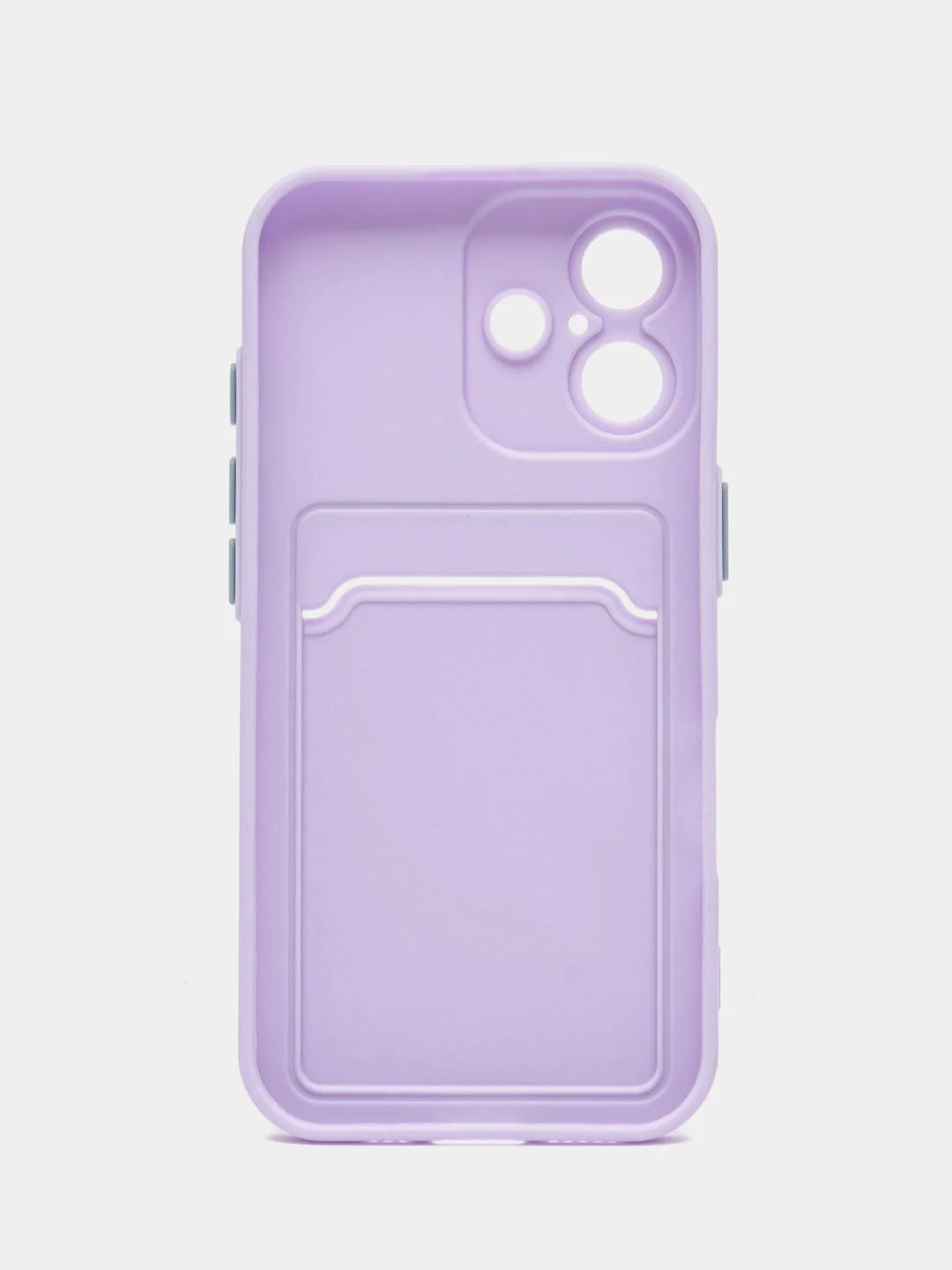 Лавандовый чехол для iPhone 16 / 16 Pro / 16 Pro Max, айфон 16 / 16 про/ 16 про макс, с карманом