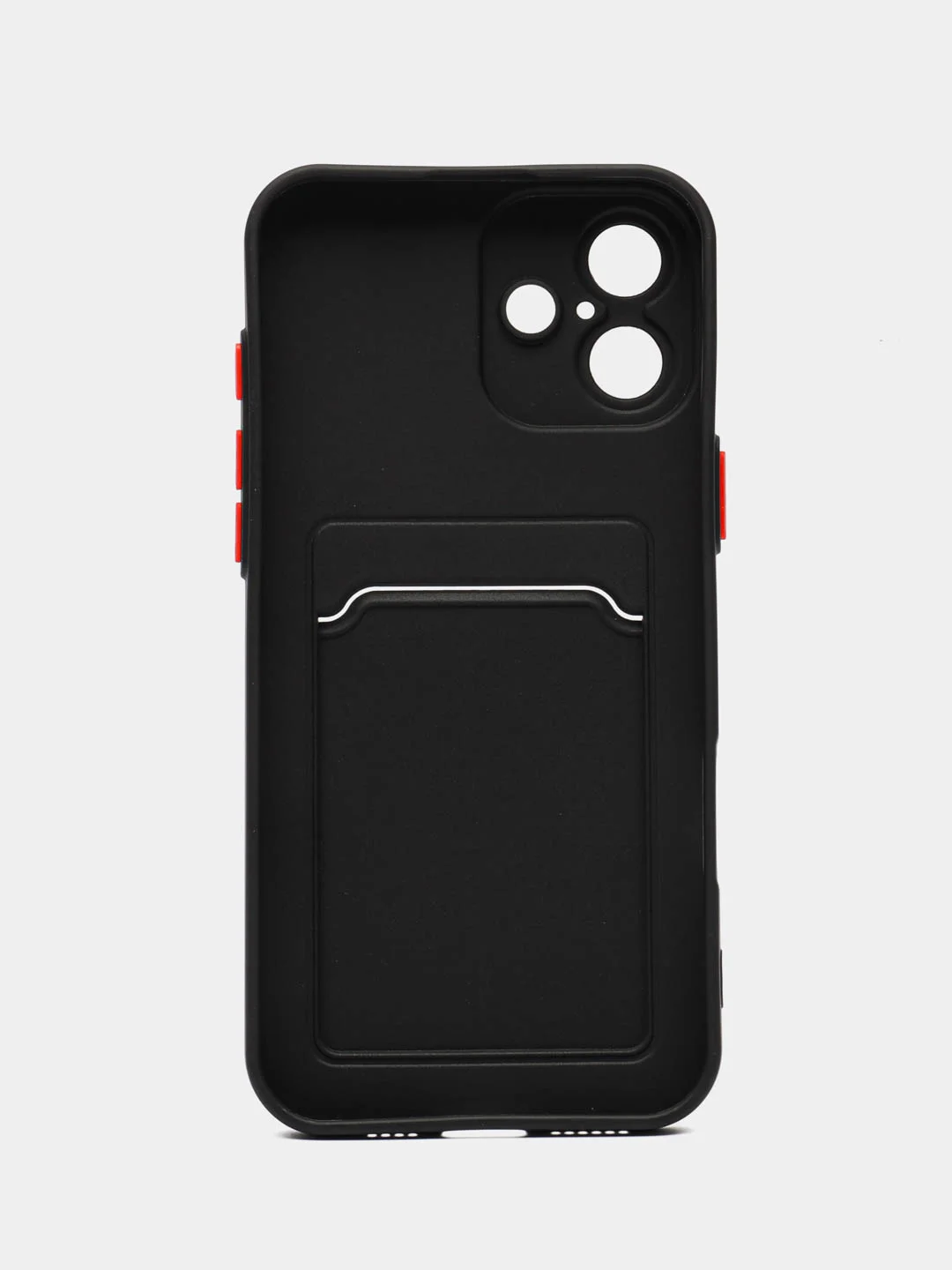 Черный чехол для iPhone 16 / 16 Pro / 16 Pro Max, айфон 16 / 16 про/ 16 про макс, с карманом