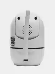 Белый видеоняня беспроводная, WiFi камера видеонаблюдения для дома и квартиры, поворотная