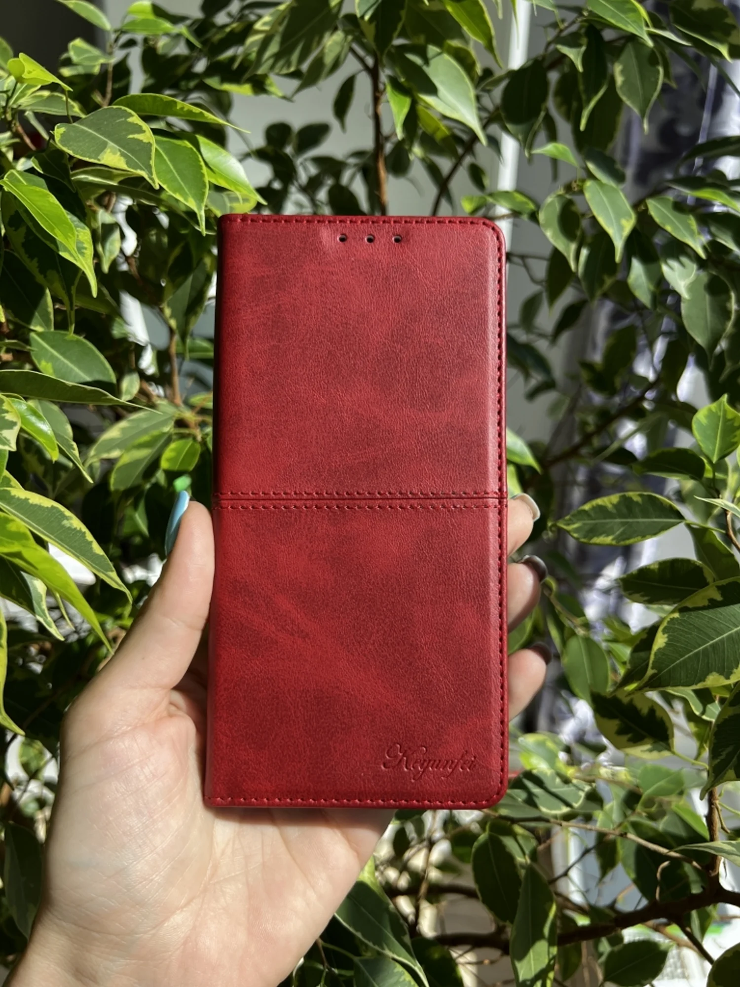 Красный чехол книжка elitcase для Realme Narzo 50A / Реалми Нарзо 50А