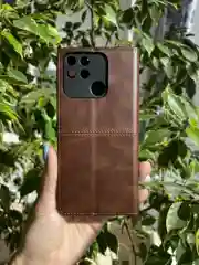 Тёмно-коричневый чехол книжка elitcase для Realme Narzo 50A / Реалми Нарзо 50А