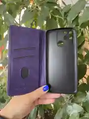 Фиолетовый чехол книжка elitcase для Realme Narzo 50A / Реалми Нарзо 50А