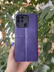 Фиолетовый чехол книжка elitcase для Realme Narzo 50A / Реалми Нарзо 50А