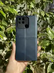 Синий чехол книжка elitcase для Realme Narzo 50A / Реалми Нарзо 50А