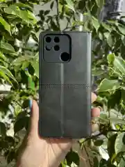 Черный чехол книжка elitcase для Realme Narzo 50A / Реалми Нарзо 50А