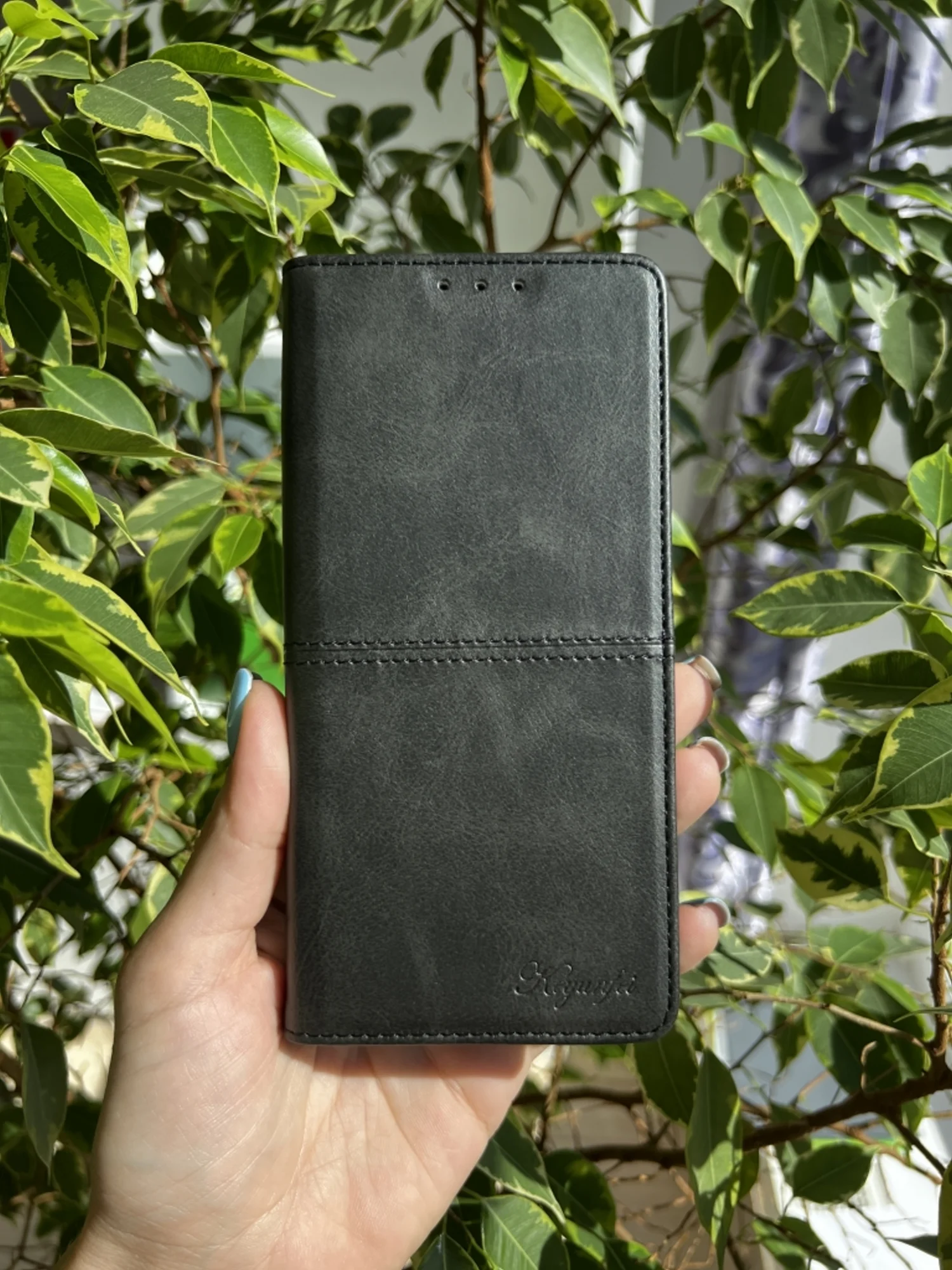 Черный чехол книжка elitcase для Realme Narzo 50A / Реалми Нарзо 50А