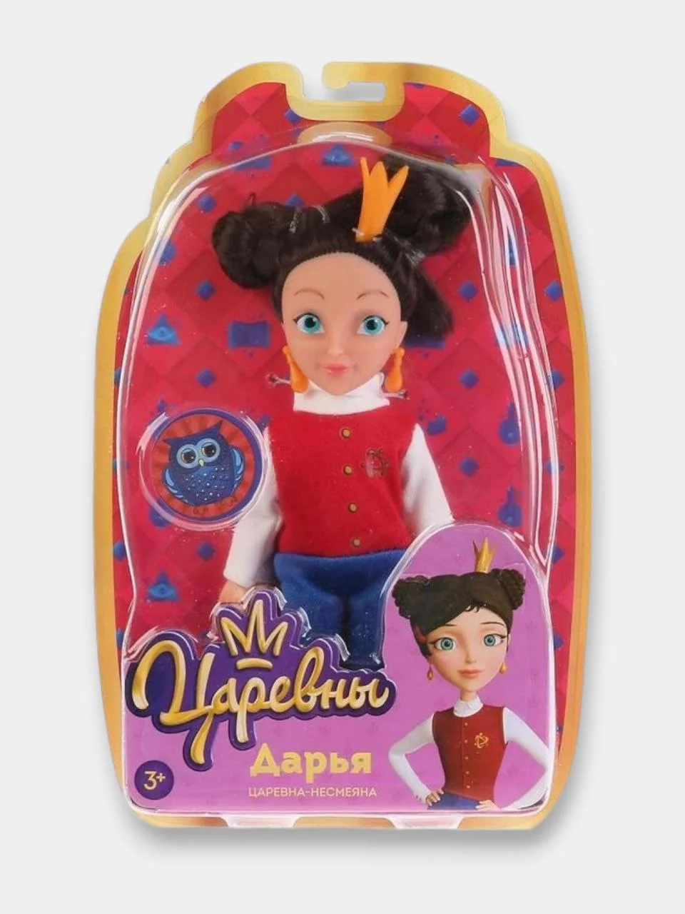 Белый кукла "Царевны" 15 см, ТМ "Карапуз"