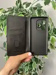 Черный чехол книжка elitcase для Realme GT6 и GT 6T и Neo 6 и Neo 6 SE