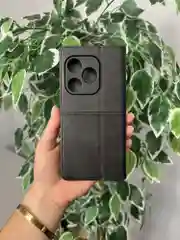 Черный чехол книжка elitcase для Realme GT6 и GT 6T и Neo 6 и Neo 6 SE