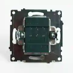 Переключатель двухклавишный Stekker Катрин GLS10-7107-01, 250В, 10А, белый