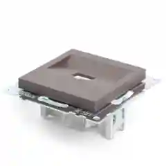 Розетка компьютерная одноместная RJ-45 Stekker Катрин GLS00-7107-04, шоколад