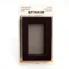 Рамка для розеток и выключателей двухместная Stekker Катрин GFR00-7012-04, без перемычки