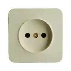 Розетка Stekker MST10-11-04, 1-местная, б/з, 250В, 10А, IP20, серия София, слоновая кость