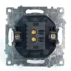 Розетка Stekker GLS10-7115-05, 2-местная USB (механизм), 250В, 2,1А, серия Катрин, черный