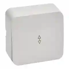 Переключатель Stekker MSW10-12-01, София, 1-клавишный, 250В, 10А, IP20, белый
