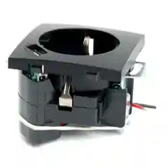 Розетка Stekker PST16-9111-03, 1-местная (механизм) с USB, черная