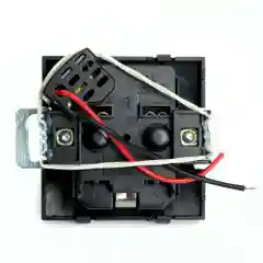 Розетка Stekker PST16-9111-03, 1-местная (механизм) с USB, черная