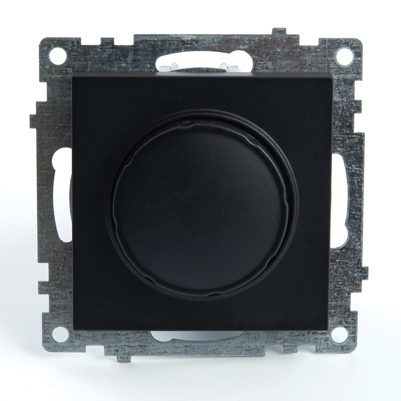 Выключатель Stekker GLS10-7106-05, диммирующий TRIAC (механизм), 250В/500W, цвет черный