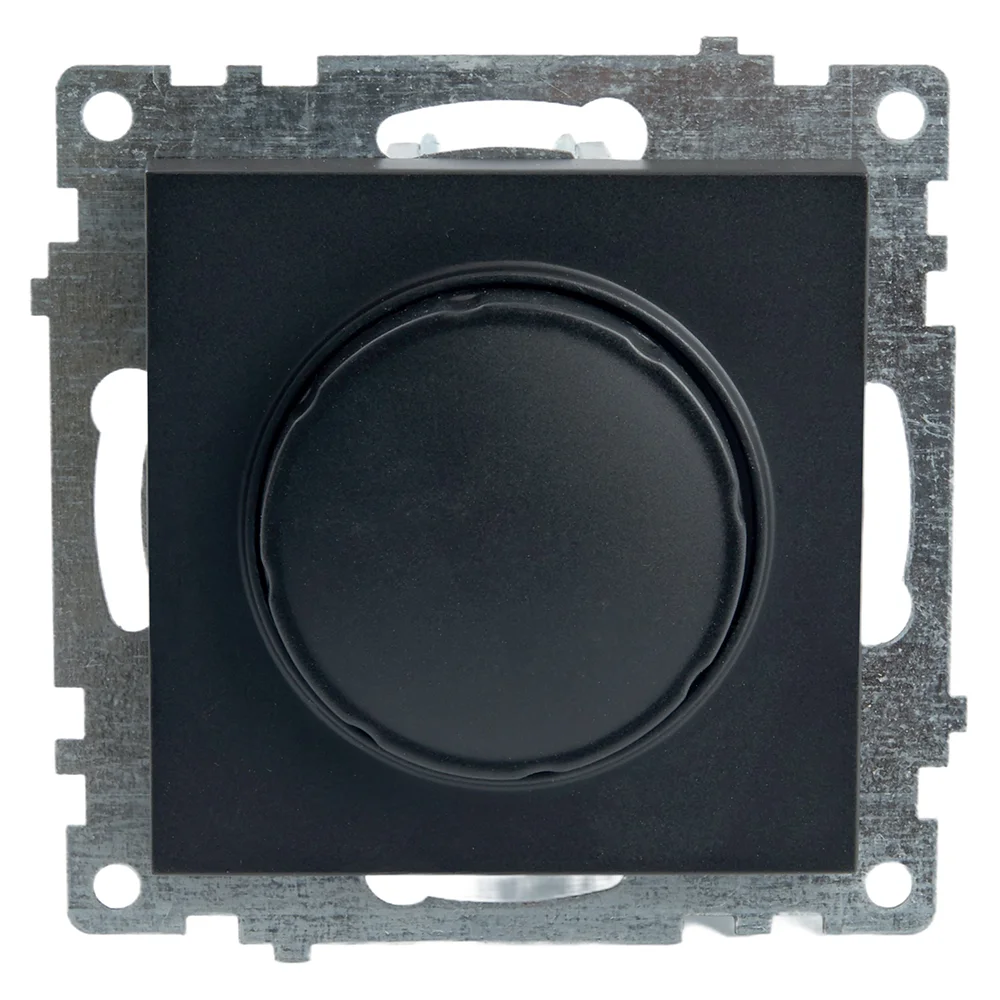 Выключатель Stekker GLS10-7106-05, диммирующий TRIAC (механизм), 250В/500W, цвет черный