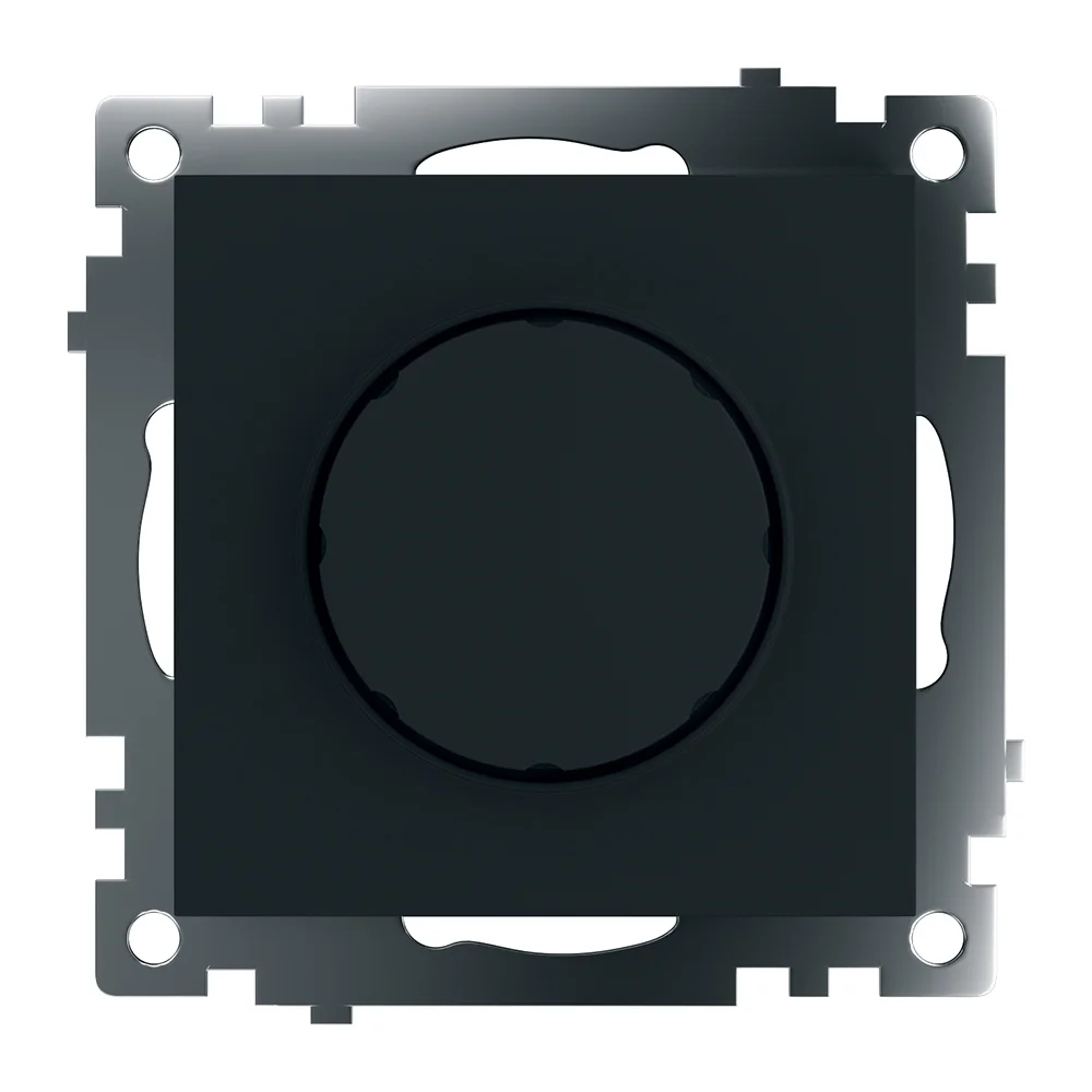 Выключатель Stekker GLS10-7106-05, диммирующий TRIAC (механизм), 250В/500W, цвет черный