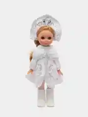 Кукла Новогодняя Эля Снегурочка, 30 см. Подарок на Новый год и Рождество. Россия